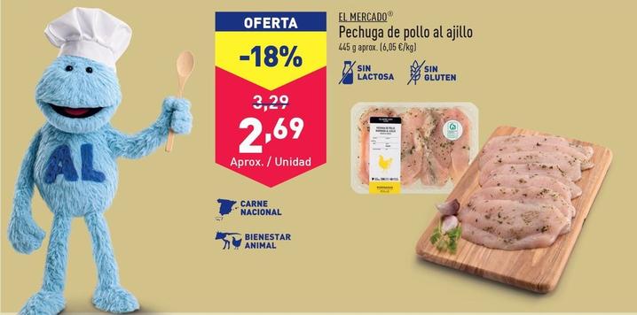 Oferta de El Mercado - Lomo De Cochino Adobado  por 3,49€ en ALDI