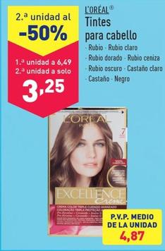 Oferta de L'oréal - Tintes Para Cabello por 6,49€ en ALDI