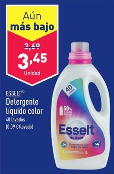 Oferta de Esselt - Detergente Líquido Color por 3,45€ en ALDI