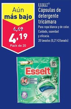 Oferta de Esselt - Cápsulas De Detergente Tricámara por 4,19€ en ALDI