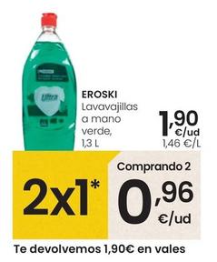 Oferta de Eroski - Lavavajillas A Mano Verde por 1,9€ en Eroski