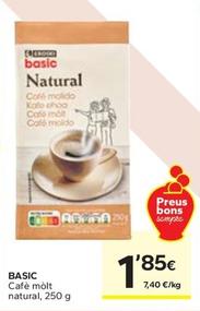 Oferta de Eroski - Cafe Molt Natural por 1,85€ en Caprabo