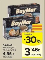 Oferta de Baymar - Escopinyes por 4,95€ en Caprabo