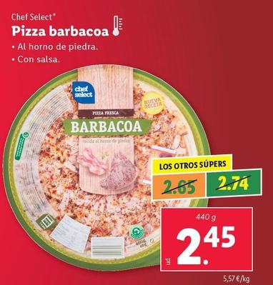 Oferta de Chef Select - Pizza Barbacoa por 2,45€ en Lidl