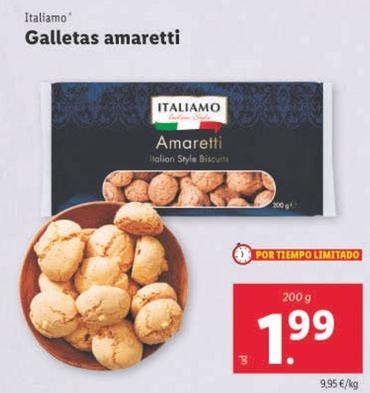Oferta de Italiamo - Galletas Amaretti por 1,99€ en Lidl