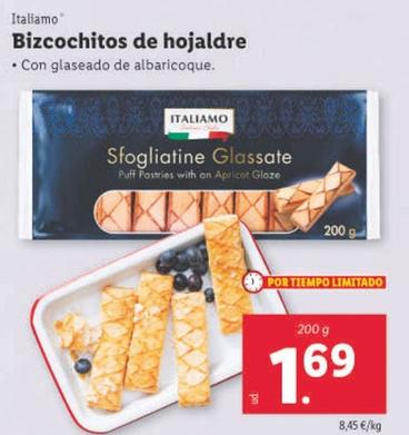 Oferta de Italiamo - Bizcochitos De Hojaldre por 1,69€ en Lidl