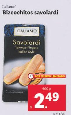Oferta de Italiamo - Bizcochitos Savoiardi por 2,49€ en Lidl