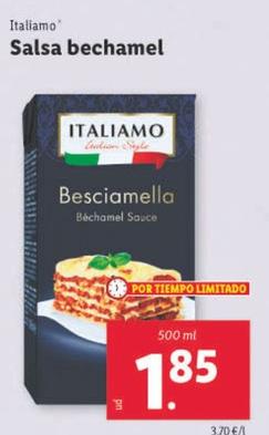 Oferta de Italiamo - Salsa Bechamel por 1,85€ en Lidl