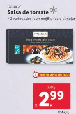 Oferta de Italiamo - Salsa De Tomate por 2,99€ en Lidl