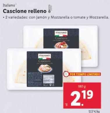 Oferta de Italiamo - Cascione Relleno por 2,19€ en Lidl