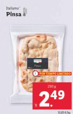 Oferta de Italiamo - Pinsa por 2,49€ en Lidl