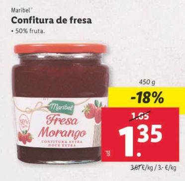 Oferta de Maribel - Confitura De Fresa por 1,35€ en Lidl