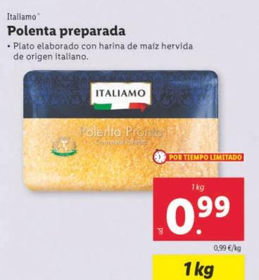 Oferta de Italiamo - Polenta Preparada por 0,99€ en Lidl