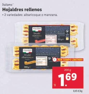 Oferta de Italiamo - Hojaldres Rellenos por 1,69€ en Lidl