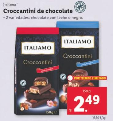 Oferta de Italiamo - Croccantini De Chocolate por 2,49€ en Lidl