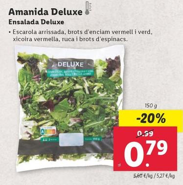 Oferta de Ensalada Deluxe por 0,79€ en Lidl