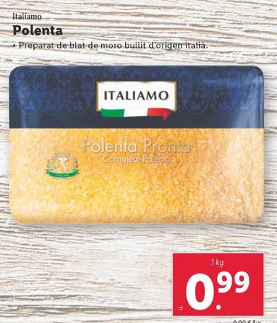 Oferta de Italiamo - Polenta por 0,99€ en Lidl