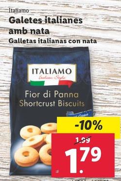 Oferta de Italiamo - Galletas Italianas Con Nata por 1,79€ en Lidl