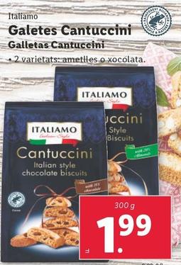 Oferta de Italiamo - Galletas Cantuccini por 1,99€ en Lidl