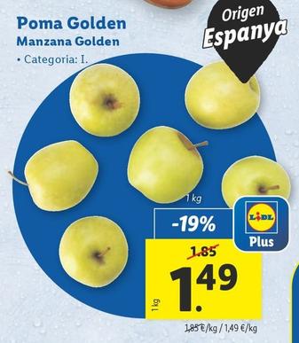 Oferta de Manzana Golden por 1,49€ en Lidl