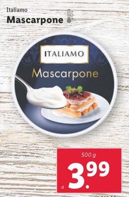 Oferta de Italiamo - Mascarpone por 3,99€ en Lidl