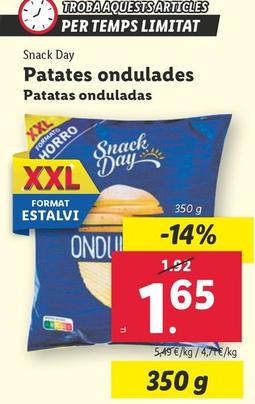 Oferta de Snack Day - Patatas Onduladas por 1,65€ en Lidl