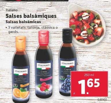 Oferta de Italiamo - Salsas Balsamicas por 1,65€ en Lidl