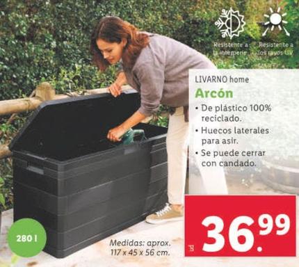 Oferta de Livarno Home Arcon por 36,99€ en Lidl
