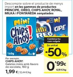 Oferta de Chips Ahoy - Galetes Minis Amb Llavors De Xocolata por 1,99€ en Caprabo