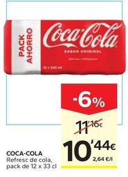 Oferta de Coca-cola - Refresc De Cola por 10,44€ en Caprabo
