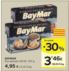 Oferta de Baymar - Escopinyes por 4,95€ en Caprabo