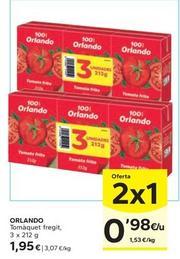 Oferta de Orlando - Tomate Frite por 1,95€ en Caprabo