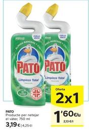 Oferta de Pato - Producte Per Netejar El Vàter por 3,19€ en Caprabo