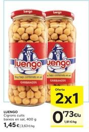 Oferta de Luengo - Cigrons Cuits Baixos En Sal por 1,45€ en Caprabo