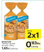 Oferta de Bicentury - "Tortitas" De Blat De Moro por 1,65€ en Caprabo