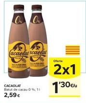 Oferta de Cacaolat - Batut De Cacau por 2,59€ en Caprabo