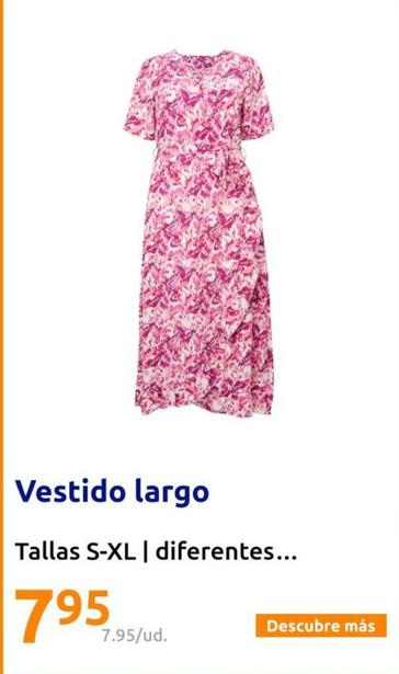 Oferta de Vestido Largo por 7,95€ en Action