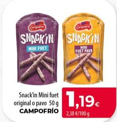 Oferta de Snacks por 1,19€ en Spar Tenerife