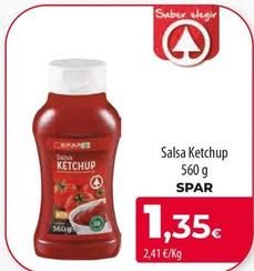Oferta de Ketchup por 1,35€ en Spar Tenerife