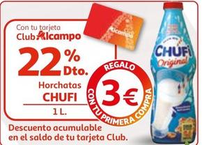 Oferta de Chufi - Horchatas por 3€ en Alcampo