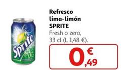 Oferta de Sprite - Refresco Lima-limón por 0,49€ en Alcampo