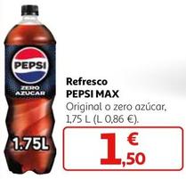 Oferta de Pepsi - Refresco Max por 1,5€ en Alcampo