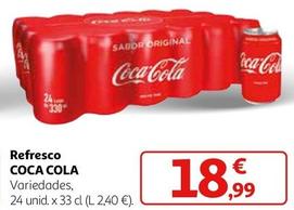 Oferta de Coca-cola - Refresco por 18,99€ en Alcampo