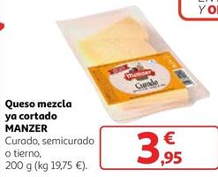 Oferta de Manzer - Queso Mezcla Ya Cortado por 3,95€ en Alcampo