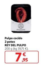 Oferta de Rey Del Pulpo - Pulpo Cocido 2 Patas por 7,95€ en Alcampo