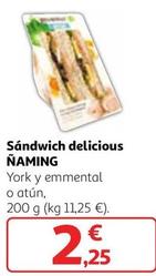 Oferta de Ñaming - Sándwich Delicious por 2,25€ en Alcampo