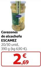 Oferta de Escamez - Corazones De Alcachofa por 2,69€ en Alcampo