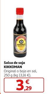 Oferta de Kikkoman - Salsa De Soja por 3,29€ en Alcampo