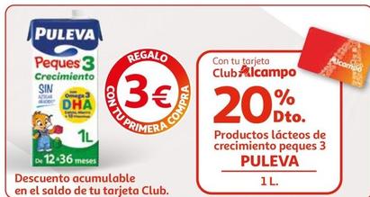 Oferta de Puleva - Productos Lácteos De Crecimiento Peques 3 por 3€ en Alcampo