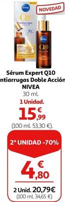 Oferta de Nivea - Serum Expert Q10 Antiarrugas Doble Accion por 15,99€ en Alcampo